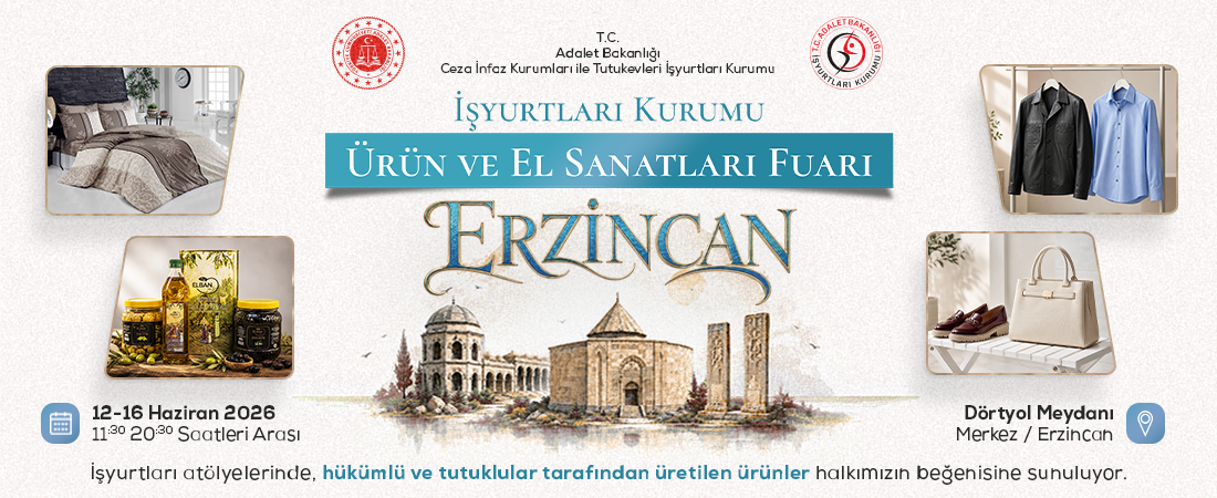 İşyurtları Kurumu Ürün ve El Sanatları Fuarı Erzincan’da Kapılarını Açıyor